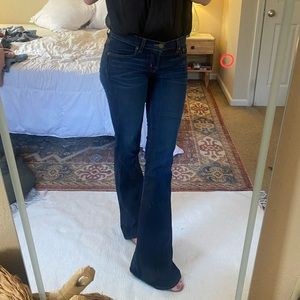 J Brand “Babe” Dark Wash Flare Jeans (Size 25, Long)